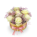 box s ekvádorskými růžemi